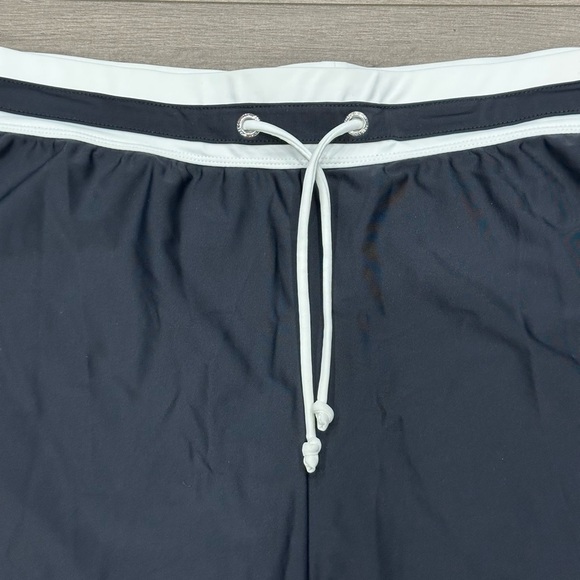 Free Country XXL 2XL Swim Shorts Hybrid Trunks Black Swimwear Boardshort Pocket - Picture 5 of 11